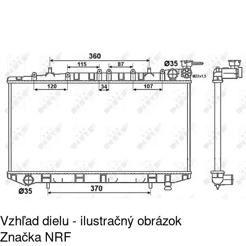 Chladiče vody POLCAR 273108-4