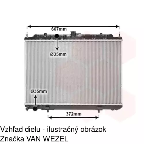 Chladiče vody 2746084K /POLCAR/ - obr. 2