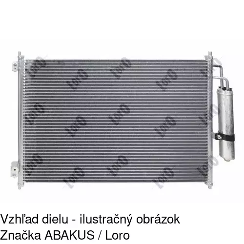 Chladiče klimatizácie 2747K8C1 /POLCAR/ - obr. 2