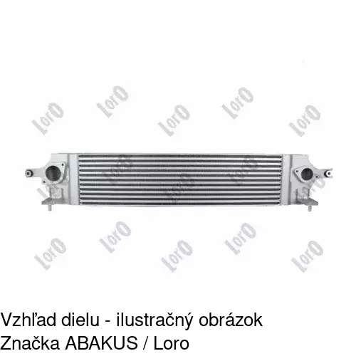 Chladiče vzduchu (Intercoolery) 2751J81X /POLCAR/ - obr. 1