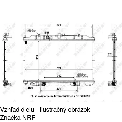 Chladiče vody POLCAR 275508-9