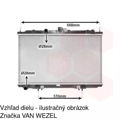 Chladiče vody 2756083K /POLCAR/ - obr. 1