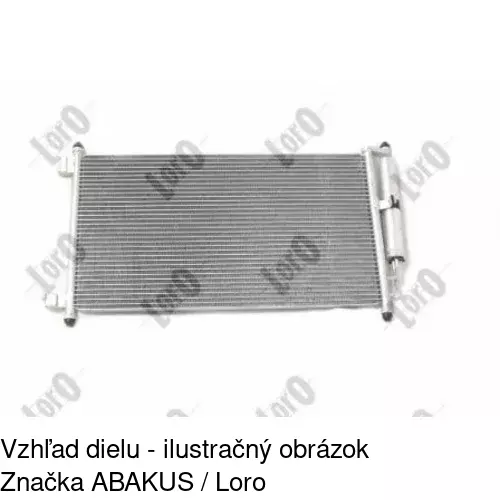Chladiče klimatizácie 2758K8C2S /POLCAR/ - obr. 1