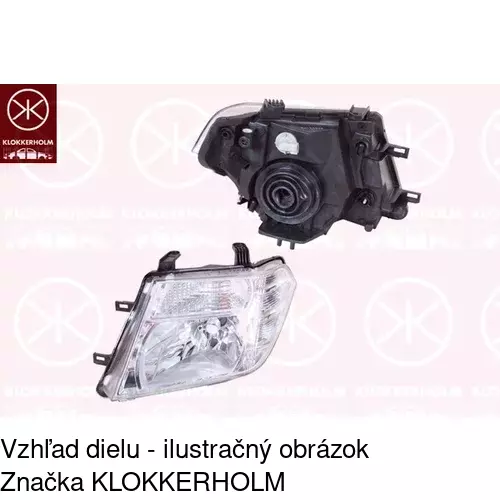 Hlavný reflektor 278209-H /POLCAR/ - obr. 1