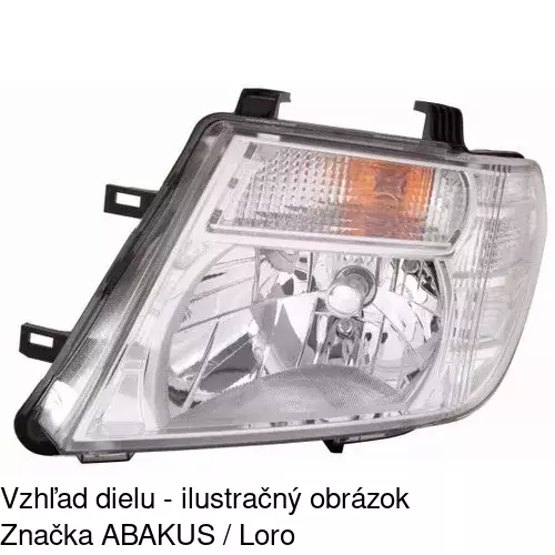 Hlavný reflektor 278209-H /POLCAR/ - obr. 2
