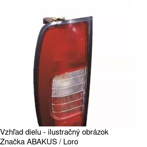 Zadné svetlo POLCAR 279687-E