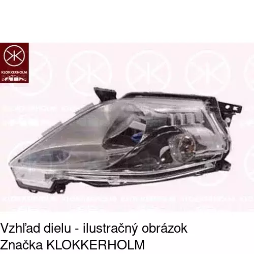 Hlavný reflektor 27H110-V /POLCAR/