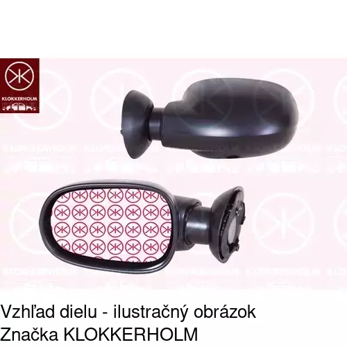 Vonkajšie zrkadlo 280051-M /POLCAR/ - obr. 2