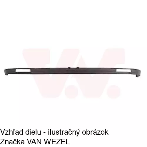 Spojler predného nárazníka 280525 /POLCAR/ - obr. 1