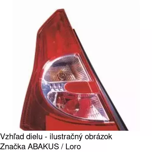 Zadné svetlo 2805870E /POLCAR/ - obr. 1