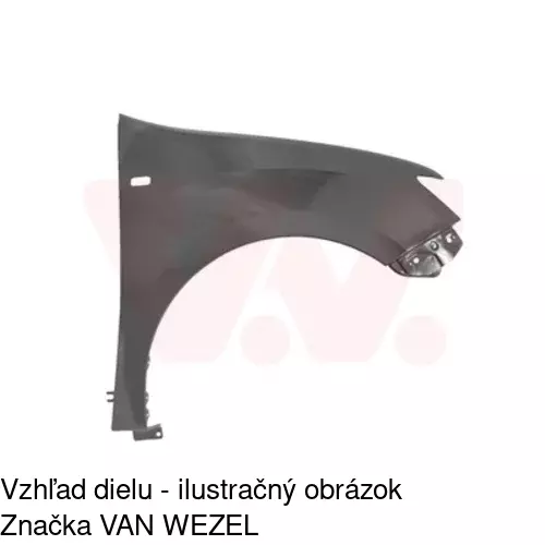 Predný blatník 28B102 /POLCAR/ - obr. 1