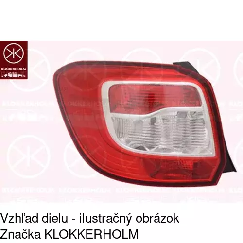 Zadné svetlo 28B288-E /POLCAR/ - obr. 1