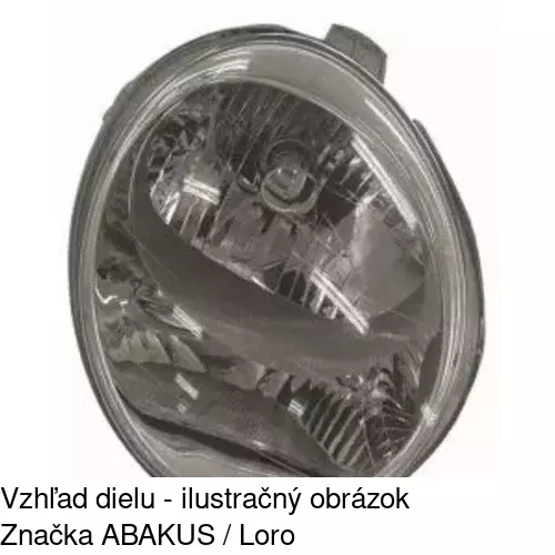 Hlavný reflektor 2903090E /POLCAR/ - obr. 4