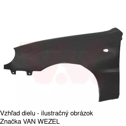 Predný blatník 291201-Q /POLCAR/ - obr. 1