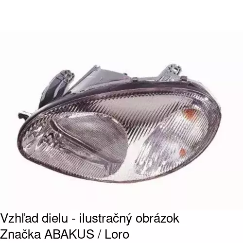 Hlavný reflektor 2912092X /POLCAR/ - obr. 3