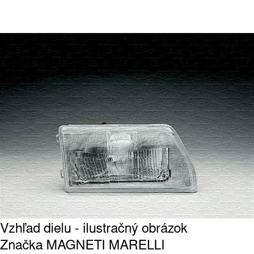 Sklo reflektora 300111-E /POLCAR/ - obr. 1