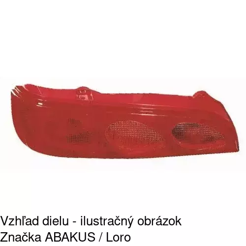Zadné svetlo 3002870E /POLCAR/ - obr. 1