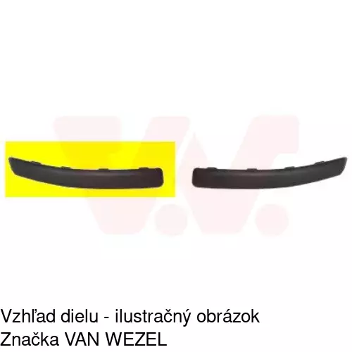 Lišta nárazníka 3003078J /POLCAR/ - obr. 2