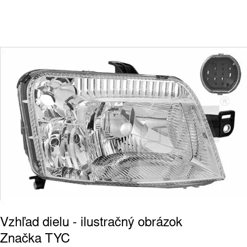 Hlavný reflektor 3003100E /POLCAR/ - obr. 1
