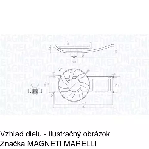 Ventilátory chladičov 300323W1 /POLCAR/ - obr. 2