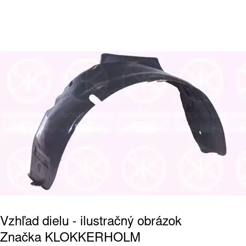 Podblatník (plast) 3003FP1T /POLCAR/