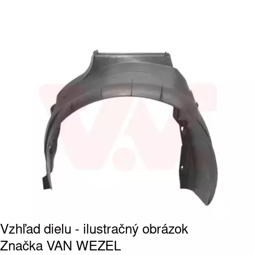 Podblatník (plast) 3003FP1T /POLCAR/ - obr. 2