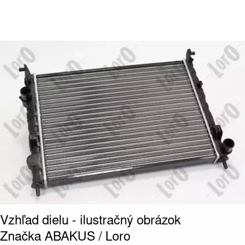 Chladiče vody 300608A4 /POLCAR/ - obr. 1