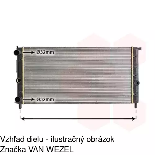 Chladiče vody 301408-1 /POLCAR/ - obr. 1