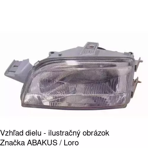 Hlavný reflektor 3017101E /POLCAR/ - obr. 5