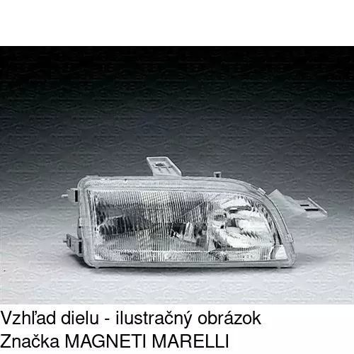 Hlavný reflektor 3017106E /POLCAR/ - obr. 2