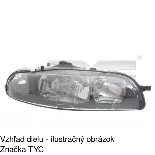 Hlavný reflektor POLCAR 3018102E