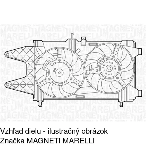 Ventilátory chladičov POLCAR 302223W5