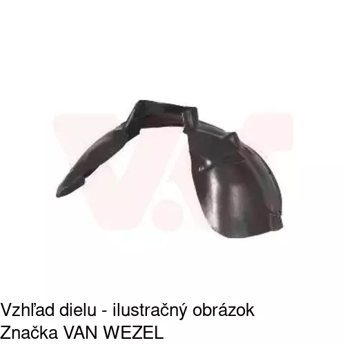 Podblatník (plast) 3022FL-1 /POLCAR/ - obr. 2