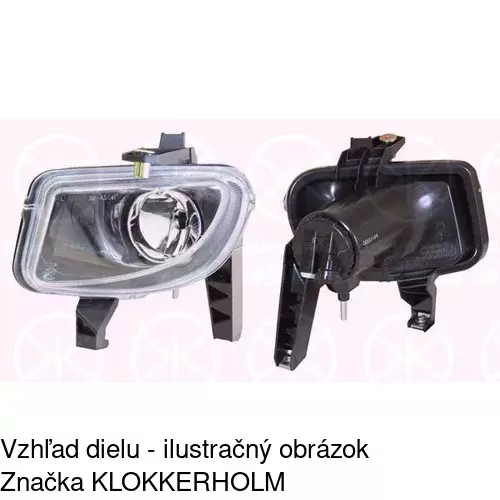 Hmlové svetlo - predné 3024302E /POLCAR/ - obr. 1
