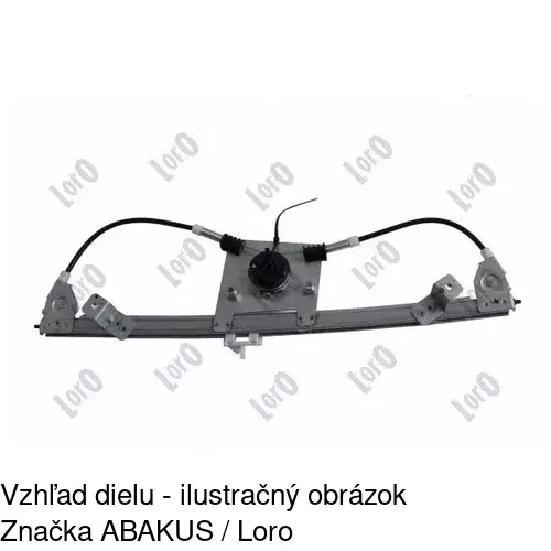 Elektrický mechanizmus okna dverí 3024PSE2 /POLCAR/ - obr. 4