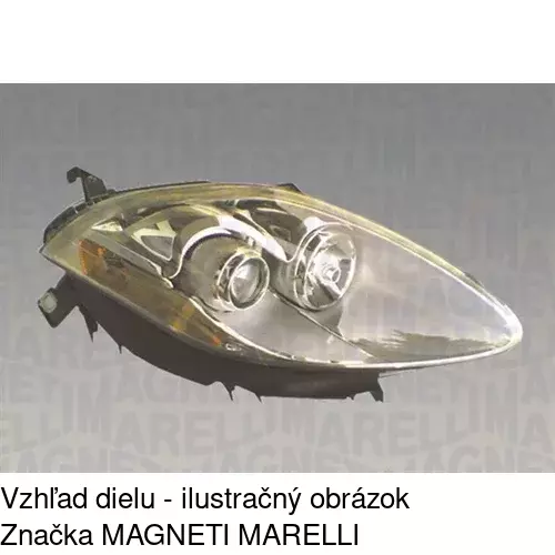 Hlavný reflektor 303110-U /POLCAR/ - obr. 2