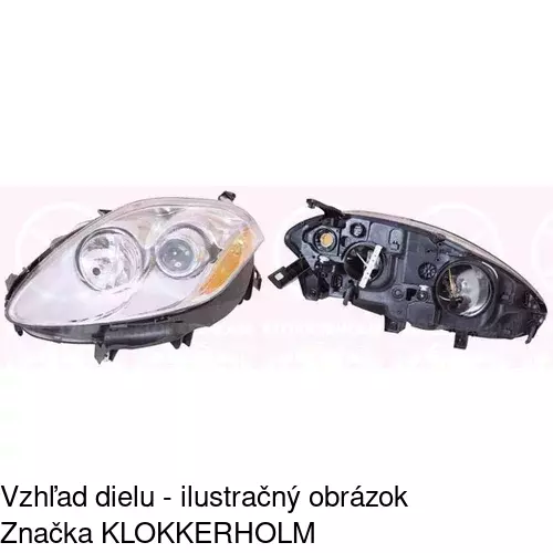 Hlavný reflektor 3031100E /POLCAR/ - obr. 1