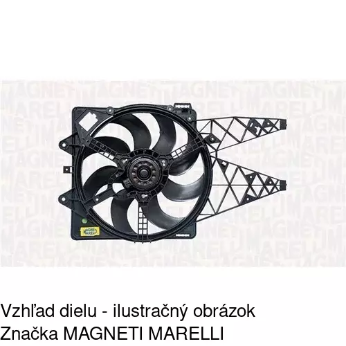 Ventilátory chladičov POLCAR 303123W1X