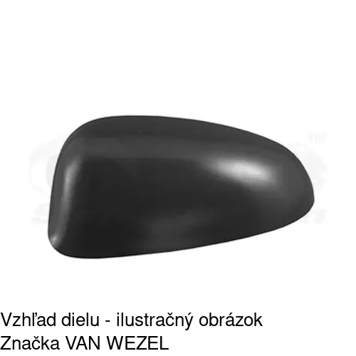 Rám vonkajšieho zrkadla 303154TM /POLCAR/ - obr. 3