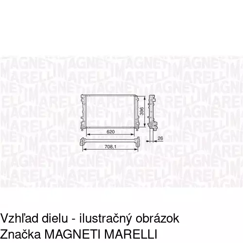 Chladiče vody POLCAR 3035084X