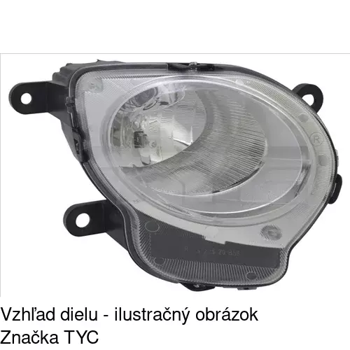 Hlavný reflektor POLCAR 3035104U