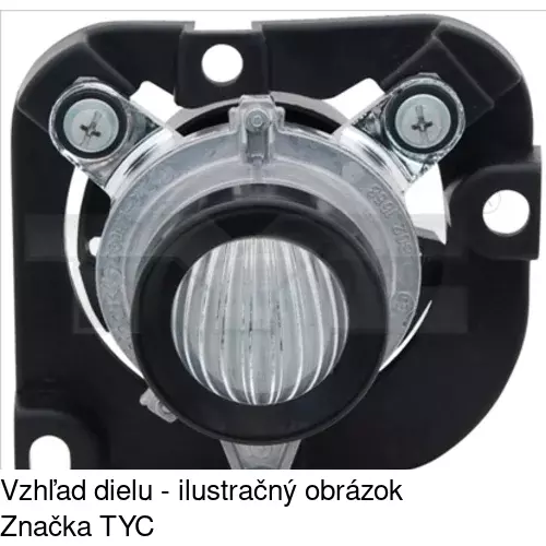 Hmlové svetlo - predné POLCAR 303530-E