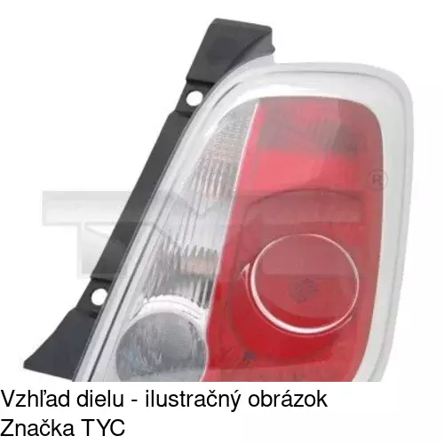 Zadné svetlo POLCAR 303588-U