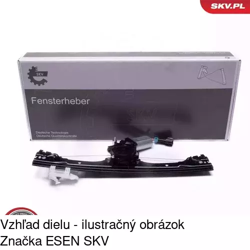 Elektrický mechanizmus okna dverí 3035PSE1 /POLCAR/ - obr. 3