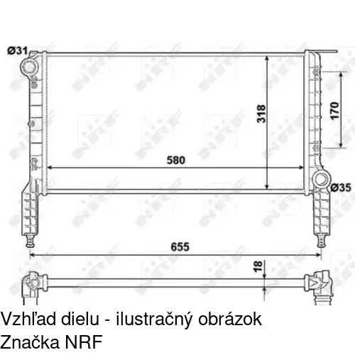 Chladiče vody 3040081X /POLCAR/ - obr. 1
