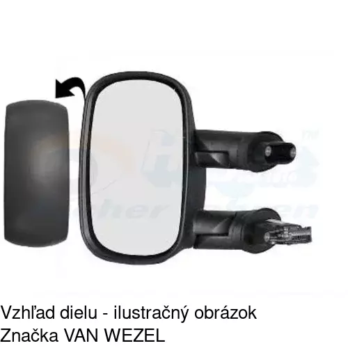 Vonkajšie zrkadlo 3040512M /POLCAR/ - obr. 4