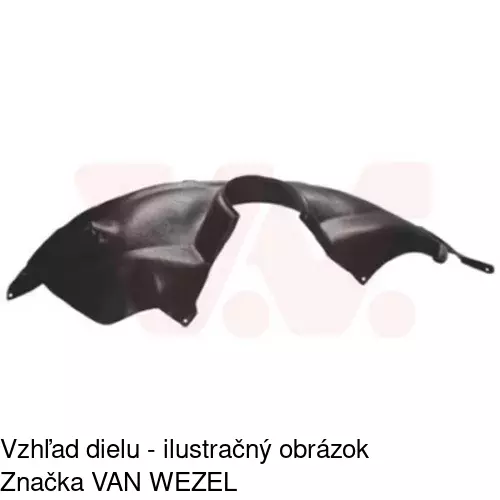 Podblatník (plast) 3040FL1X /POLCAR/ - obr. 1