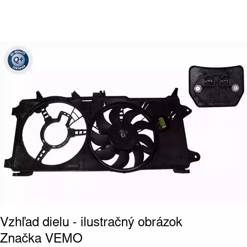 Ventilátory chladičov 304123W2 /POLCAR/ - obr. 1