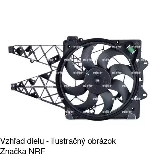 Ventilátory chladičov 304223W4X /POLCAR/ - obr. 2