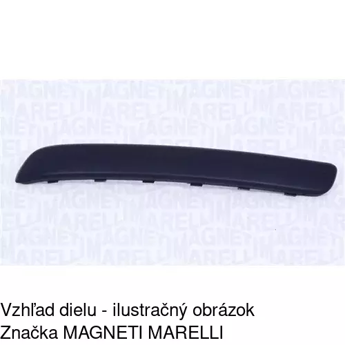 Lišta nárazníka 304407-6 /POLCAR/ - obr. 3